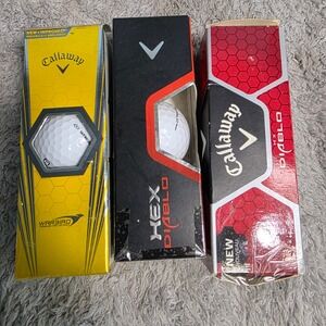 9 Callaway Golf Balls White Warbird HEX Diablo New Torch Technologies Huntsville